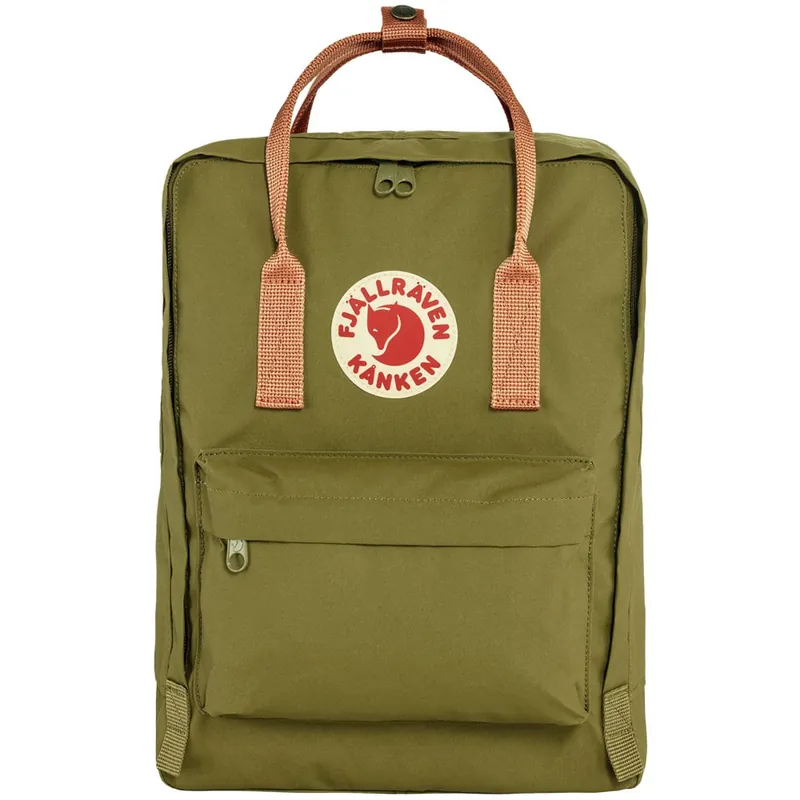 Fjällräven Kanken Tagesrucksack Foliage Green/Peach Sand-