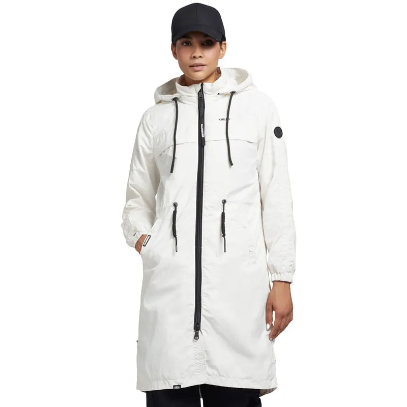 khujo Voya 3 Kurzmantel Off White-9