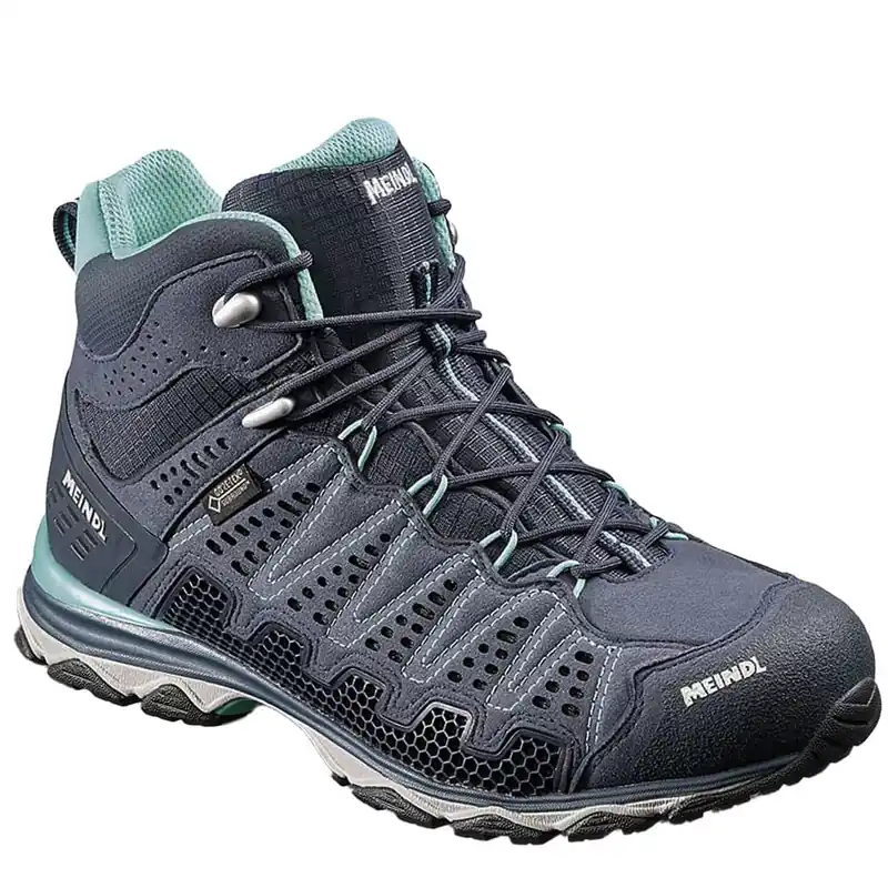 Meindl X-SO 70 Lady Mid Gore-Tex Wanderschuhe Marine/Türkis- 36