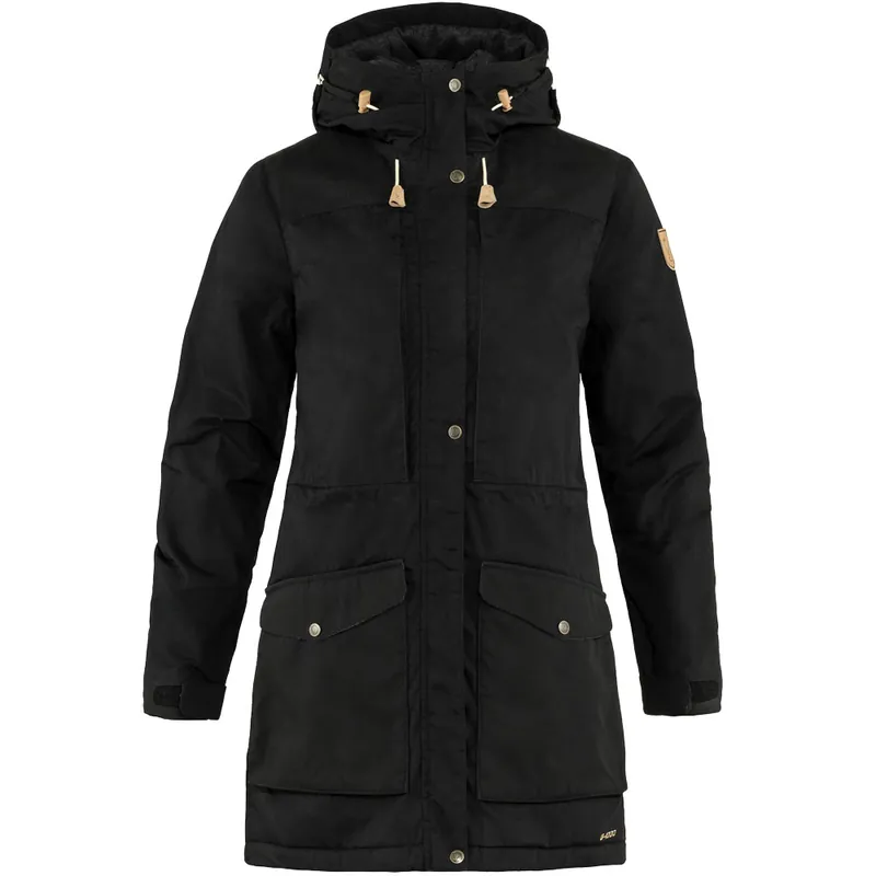 Fjällräven Singi Wool Padded Parka Winterjacke Black-9