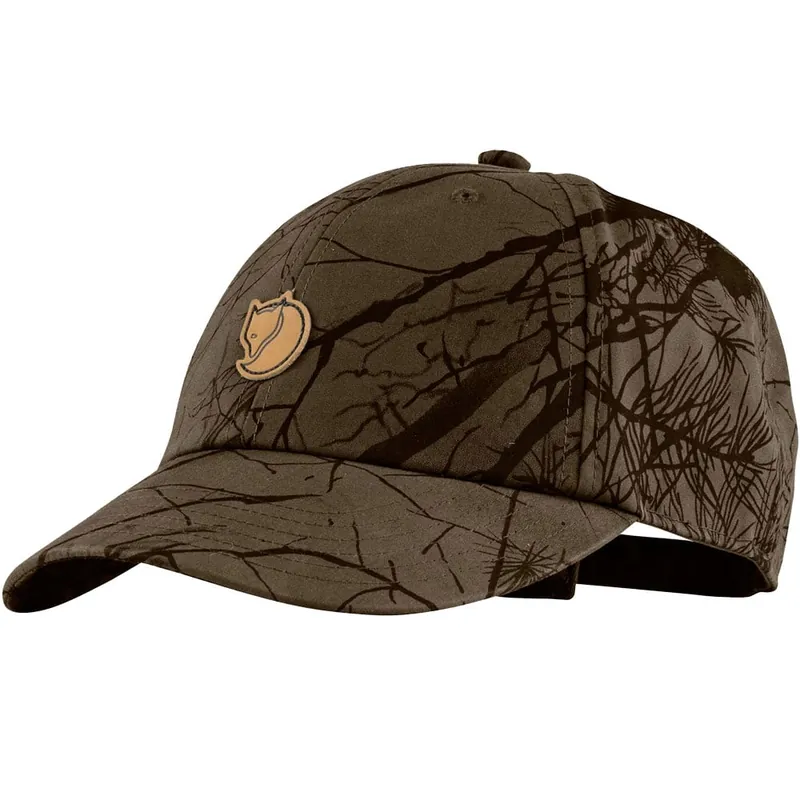 Fjällräven Lappland Camo Cap Outdoor-Cap Dark Olive Camo- S/M