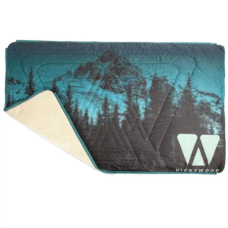 VICKYWOOD CloudTouch Decke Blau/Beige-