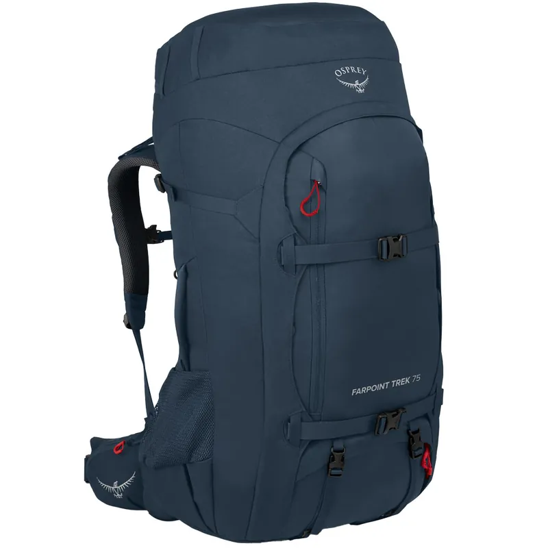 Osprey Farpoint Trek 75 Wanderrucksack Muted Space Blue-