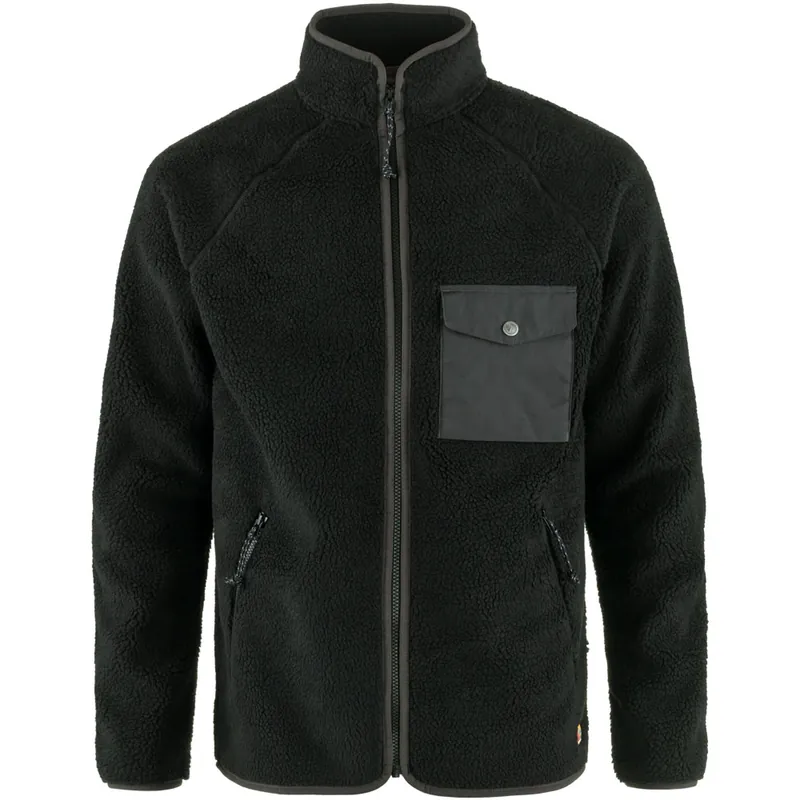 Fjällräven Vardag Pile Fleece Mid Layer Black/Dark Grey-9