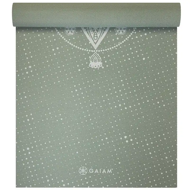 GAIAM Classic Printed 5mm Yogamatte Celestial Green-