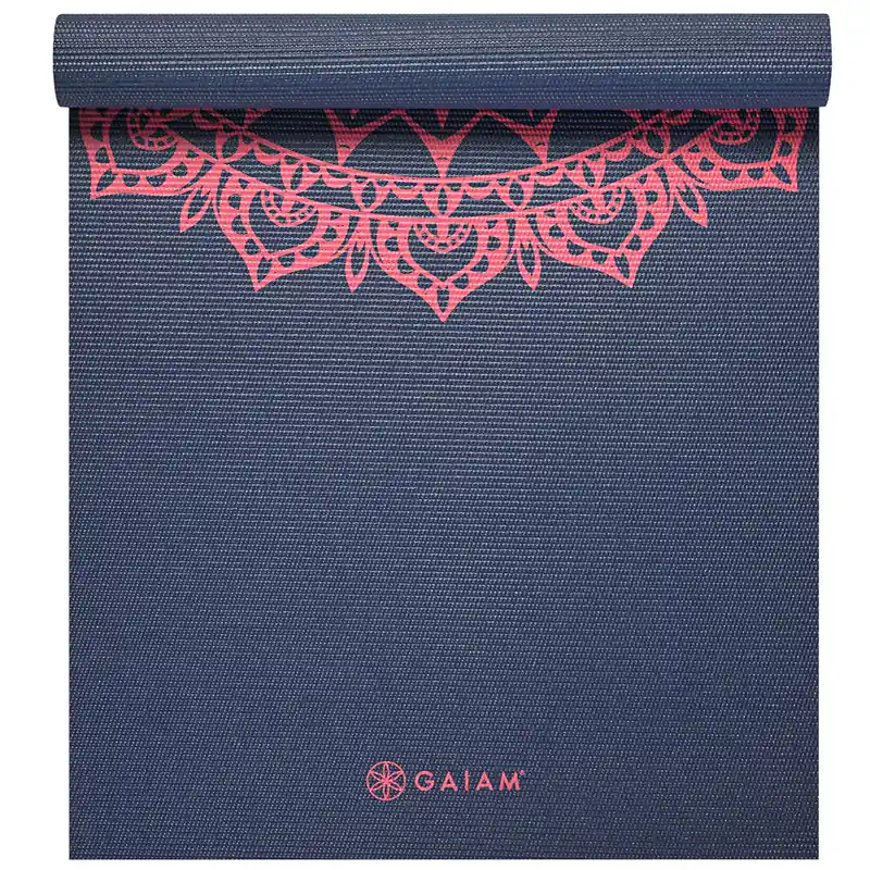 GAIAM Classic Printed 4mm Sportmatte Pink Marrakesh-