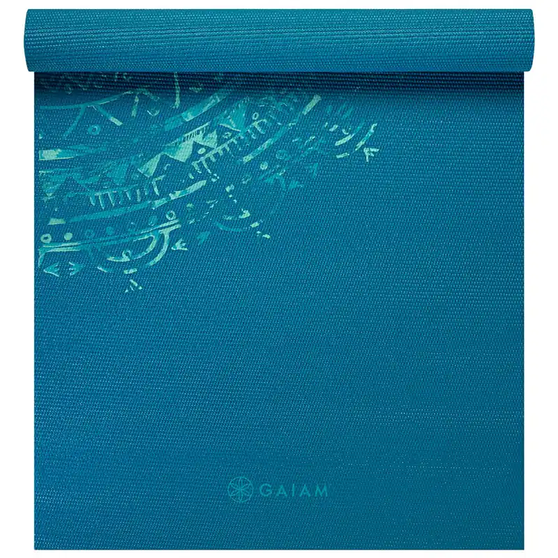 GAIAM Classic Printed 4mm Fitnessmatte Jade Mandala-
