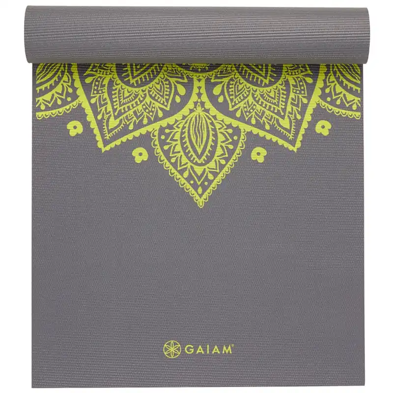 GAIAM Premium 6mm Sportmatte Citron Sundial-