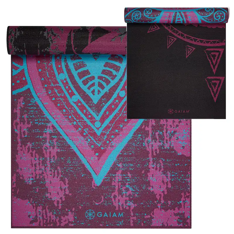 GAIAM Premium Reversible 6mm Matte Be Free-