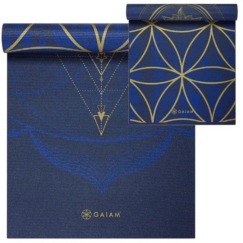 GAIAM Premium Reversible Metallic 6mm Fitnessmatte Sun & Moon-