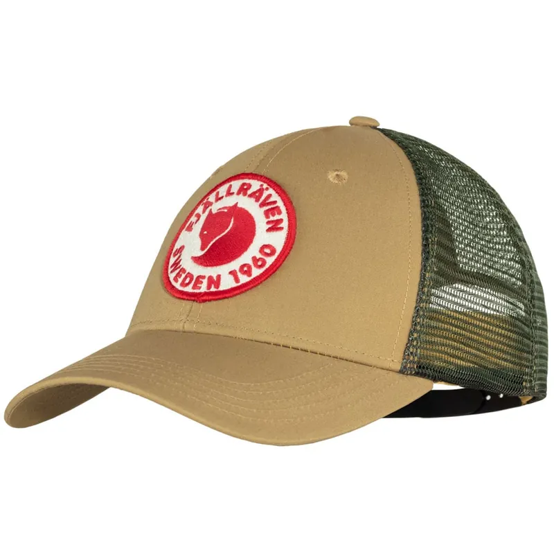 Fjällräven 1960 Logo Långtradarkeps Kappe Buckwheat Brown- S/M