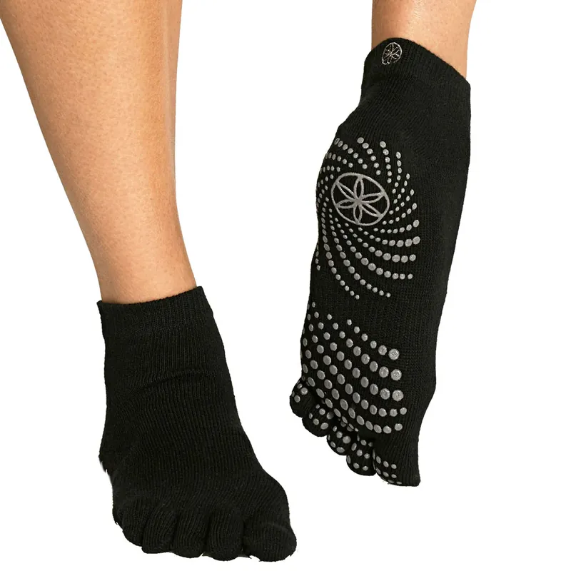 GAIAM Grippy Yoga Socks Socken Black/Grey- S/M