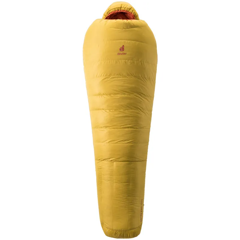 Deuter Astro Pro 1000 Daunenschlafsack Turmeric/Redwood-
