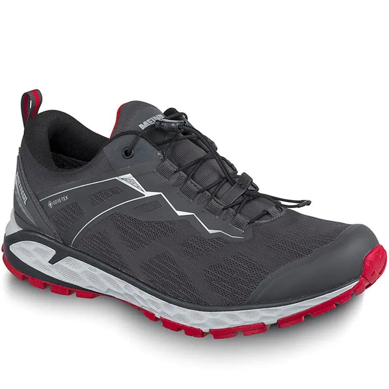 Meindl Power Walker 3.0 Leichtwanderschuhe Anthrazit/Rot- 39.5