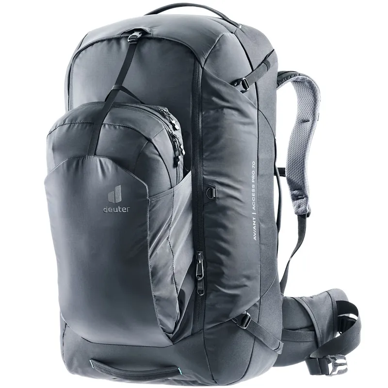 Deuter Aviant Access Pro 70+10 Reiserucksack Black-