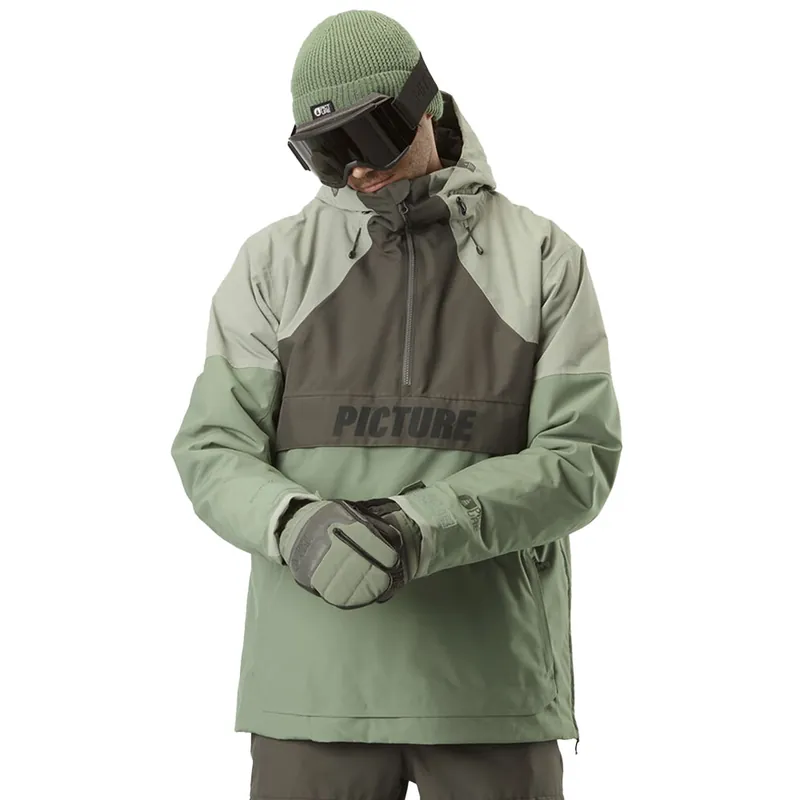 Picture Occan Schneejacke Laurel Wreath/Raven Green-9