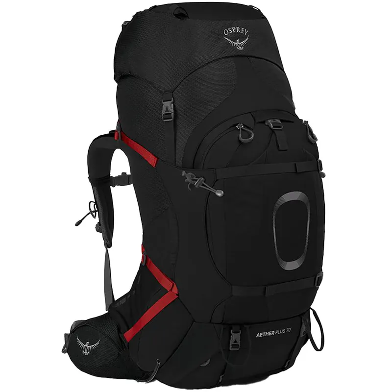 Osprey Aether Plus 70 S/M Trekkingrucksack Black-