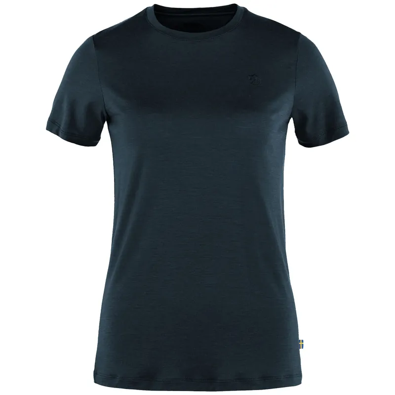 Fjällräven Abisko Wool SS T-Shirt Dark Navy- XS