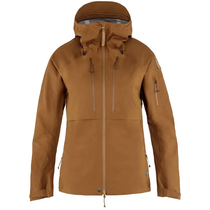 Fjällräven Keb Eco-Shell Wettterjacke Chestnut-9