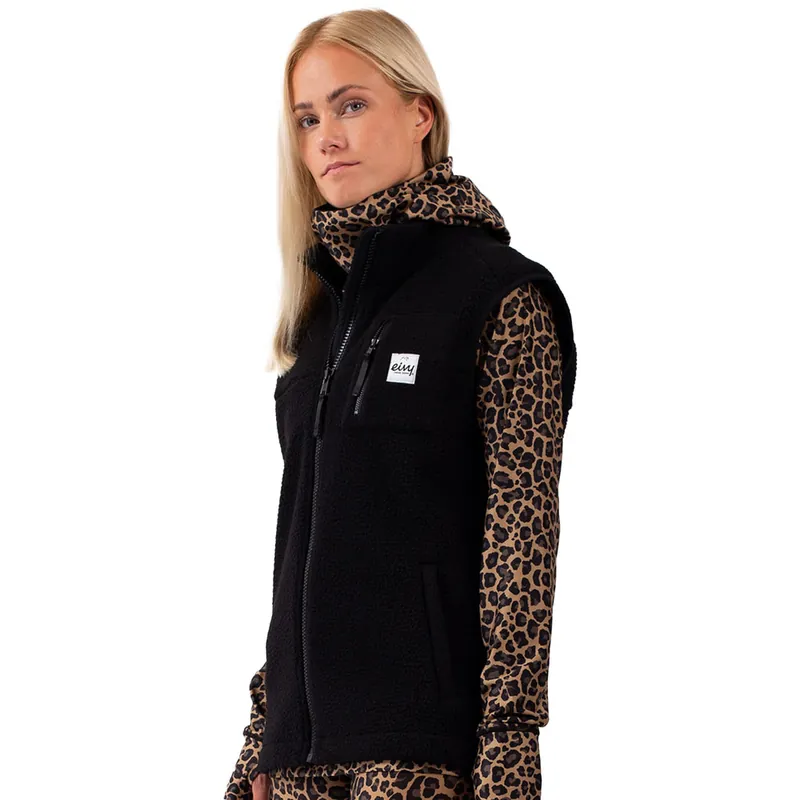 eivy Lumberjackie Sherpa Weste Black- XS