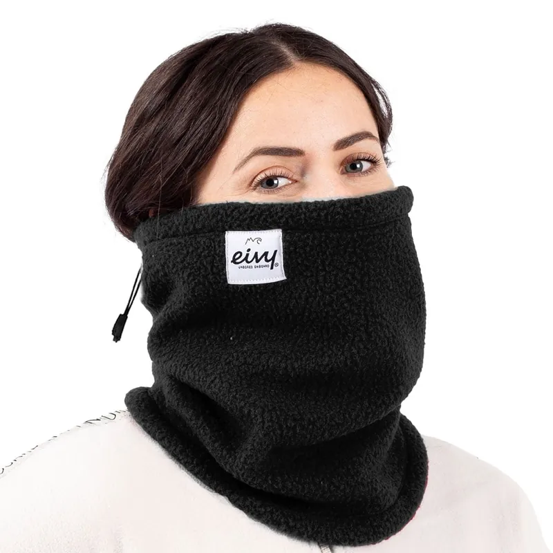eivy Adjustable Fleece Neckwarmer Black-