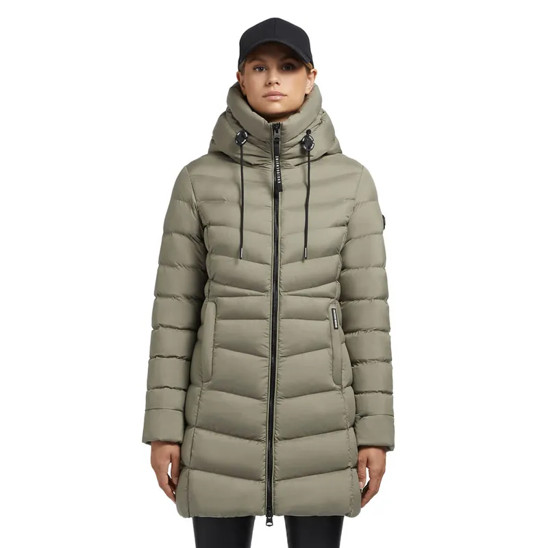 khujo Tuhani 3 Matt Steppjacke Seagrass Green-9