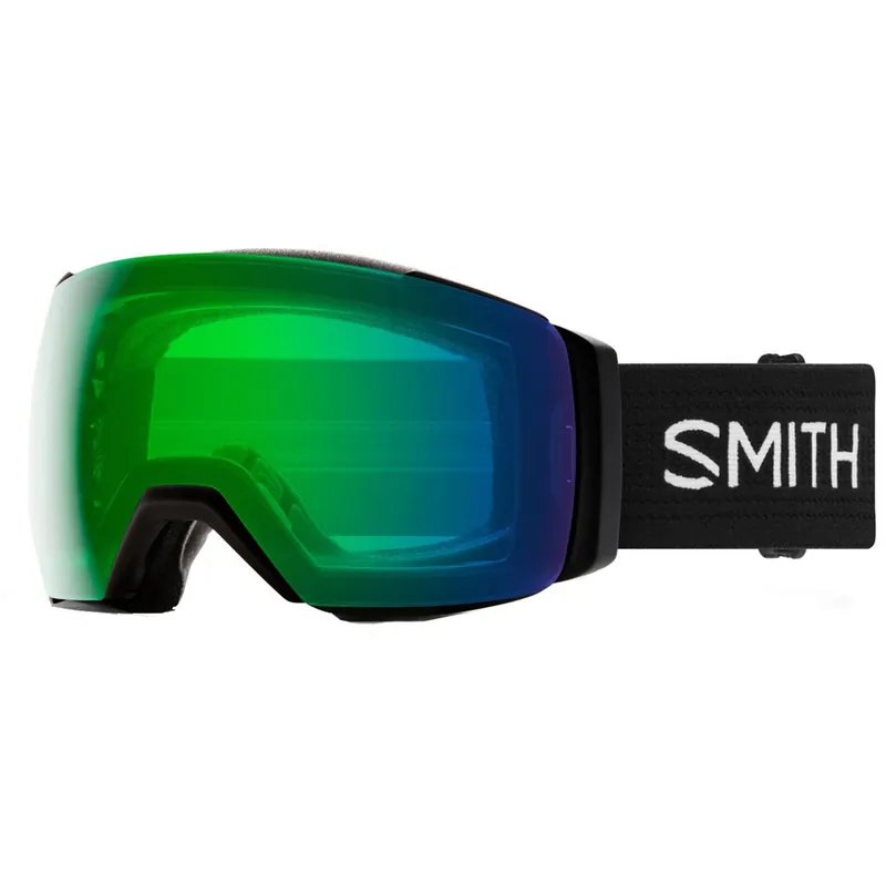 Smith I/O MAG XL Skibrille Blackout/ChromaPop Sun Green Mirror-