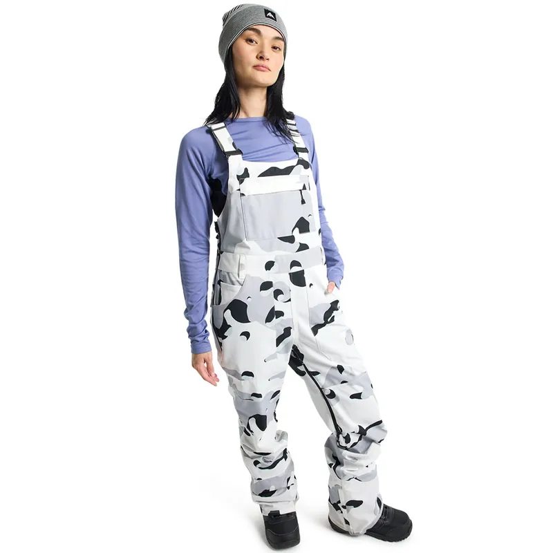 Burton Avalon Bib Skihose Stout White/Cookie Camo-9