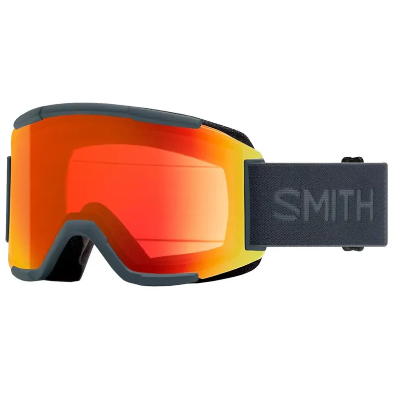Smith Squad Skibrille Slate/ChromaPop Everyday Red Mirror-