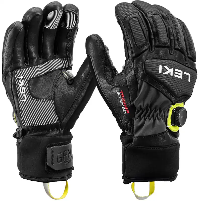 Leki Griffin Tune 3D Boa Skihandschuhe Black/Graphite/Ice Lemon-9