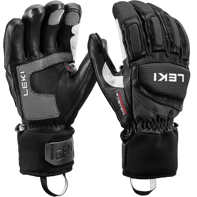 Leki Griffin Pro 3D Skihandschuhe Black/White-9