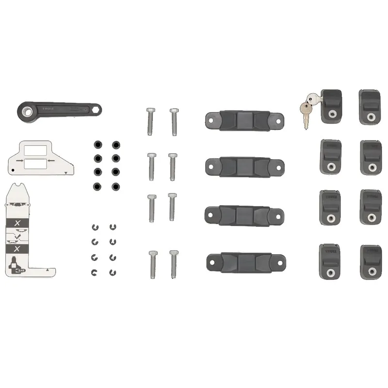 THULE Mounting Brackets Montagehalterung Black-