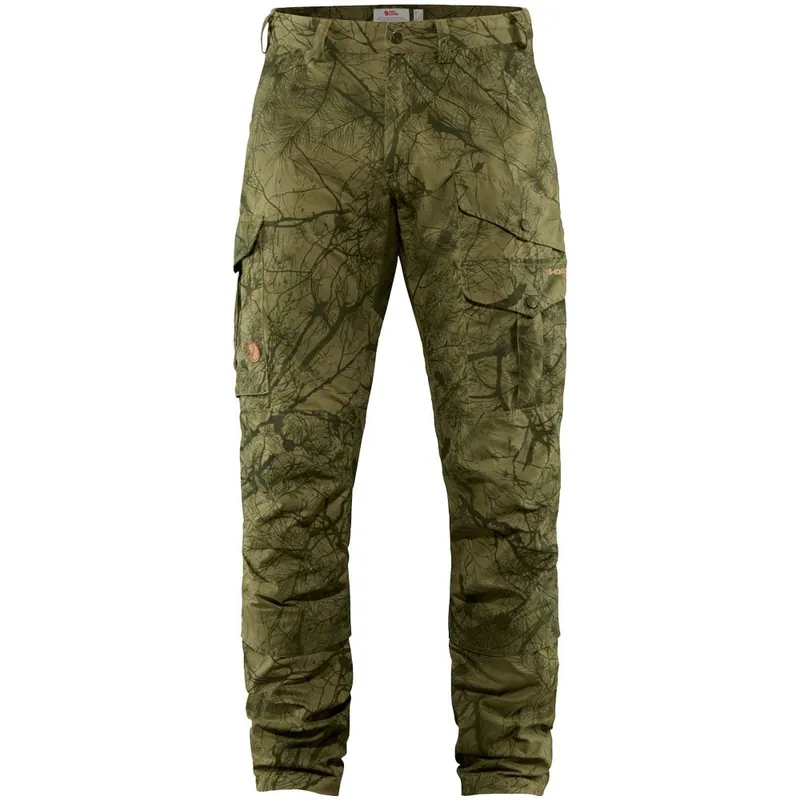 Fjällräven Barents Pro Hunting Jagdhose Green Camo/Deep Forest-9
