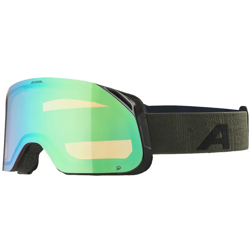 Alpina Blackcomb Skibrille Black Olive/Matt Green-