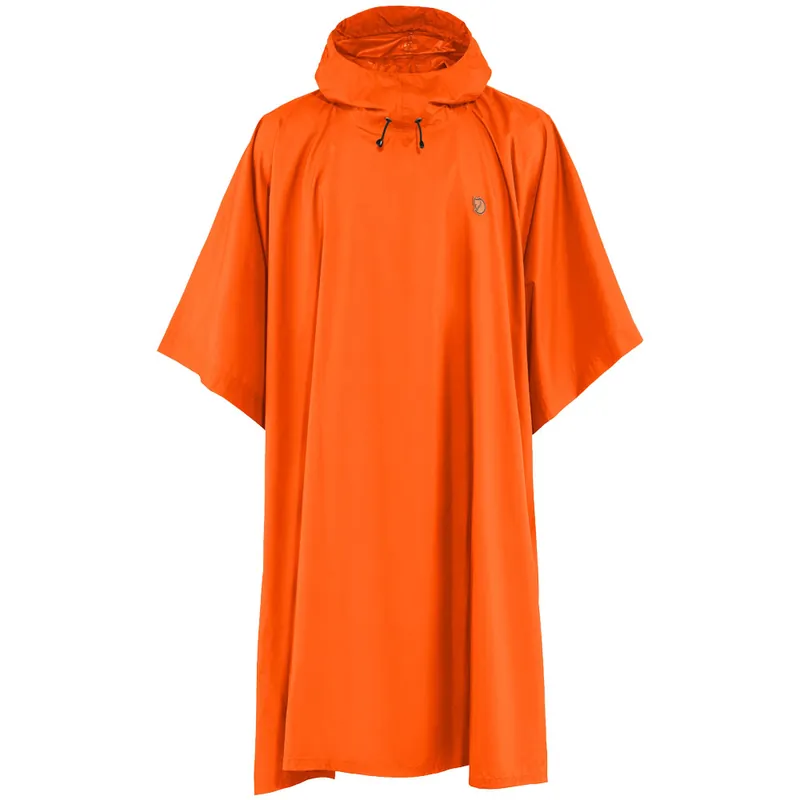 Fjällräven Poncho Regenmantel Safety Orange-