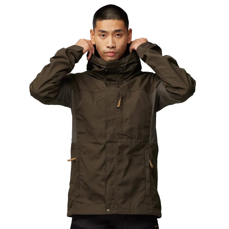 Fjällräven Kaipak Outdoorjacke Dark Olive-9