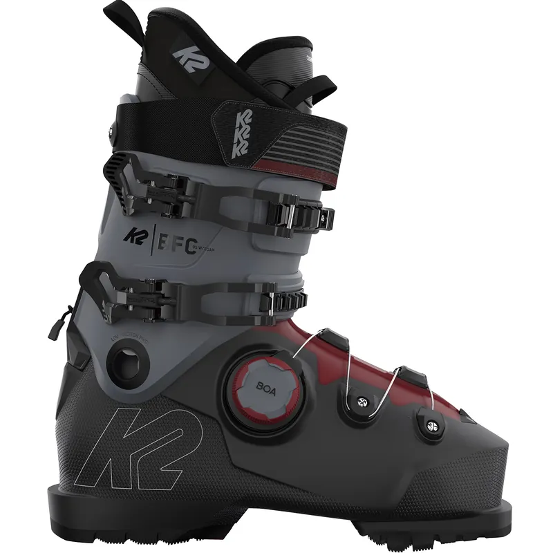 K2 BFC 95 BOA Skistiefel Grey/Red- 25.5