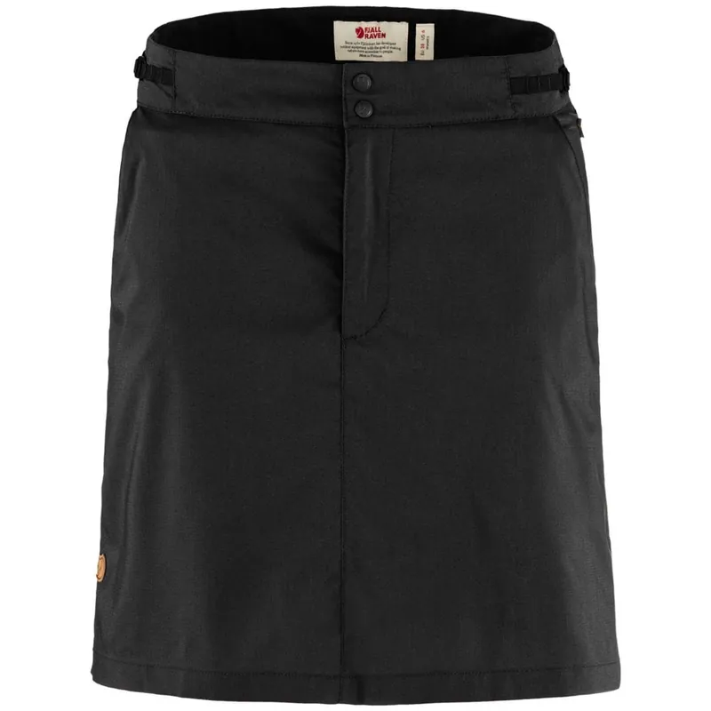 Fjällräven Abisko Hike Skort Rock mit Short Black- 36