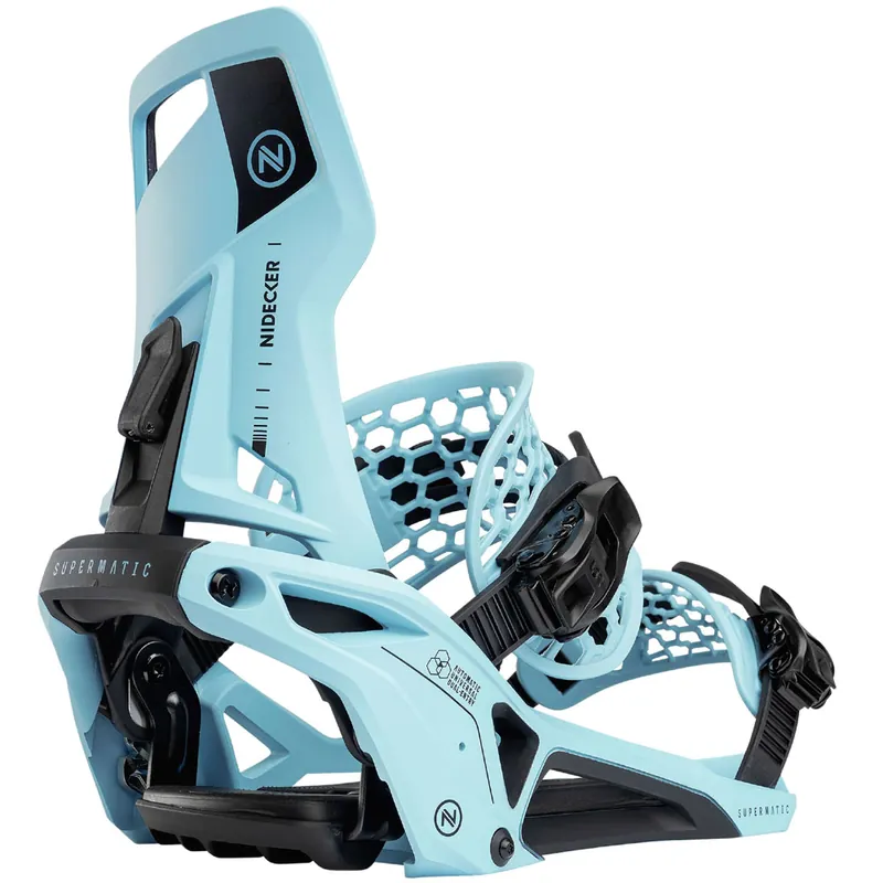 Nidecker Supermatic Snowboardbindung Escape Cyan-