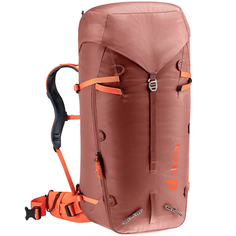 Deuter Guide 44+8 Kletterrucksack Redwood/Papaya-