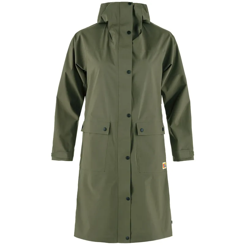 Fjällräven Vardag Rain Parka Shellmantel Laurel Green-9