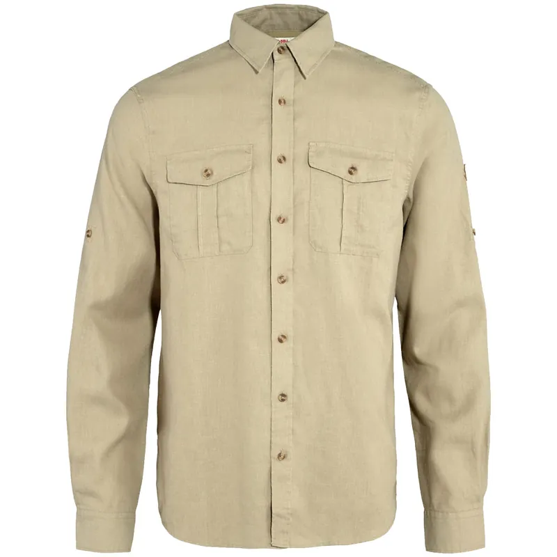 Fjällräven Övik Travel LS Hanfhemd Sand Stone- XS