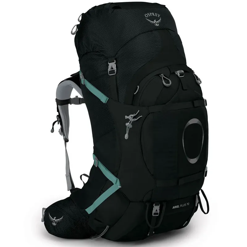 Osprey Ariel Plus 70 WXS/S Trekkingsrucksack Black-