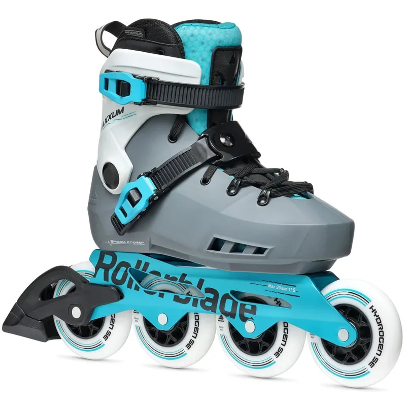 Rollerblade Maxxum XT Inline-Skates Anthracite Aqua- 36.5/37