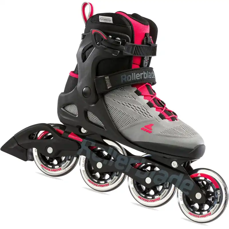 Rollerblade Macroblade 90 Inline Skates Neutral Grey/Paradise Pink- 36.5