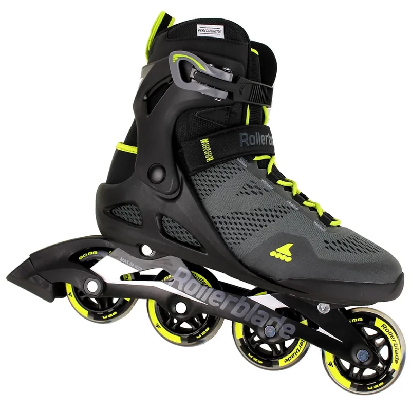 Rollerblade Macroblade 80 Inline Skates Black/Lime- 38