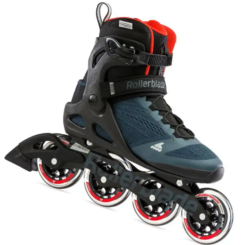 Rollerblade Macroblade 90 Inline Skates Orion Blue/Spicy Orange- 38