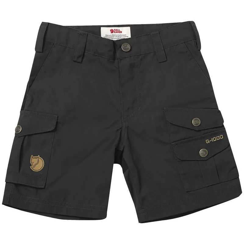 Fjällräven Kids Vidda Shorts Wandershorts Dark Grey-9