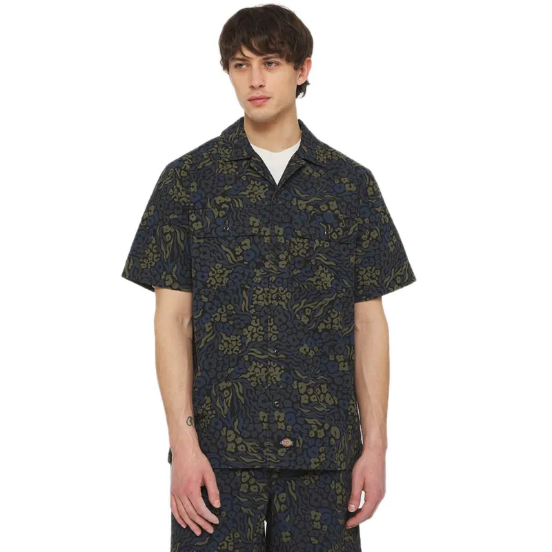 Dickies Saltville Freizeithemd Heritage Painted Camo/Black- S