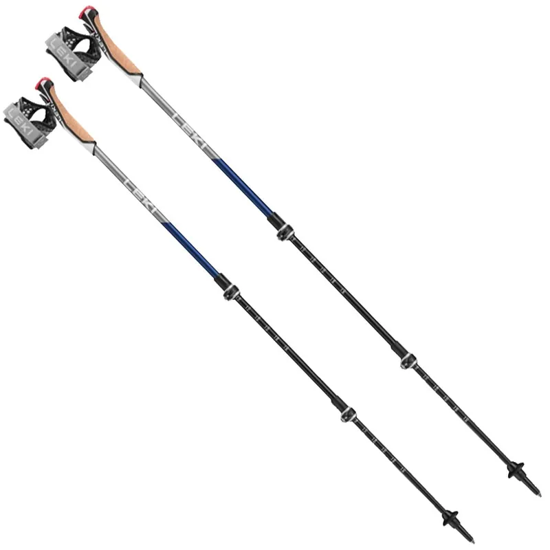 Leki Traveller Carbon Teleskopstock Midnight Metallic White-